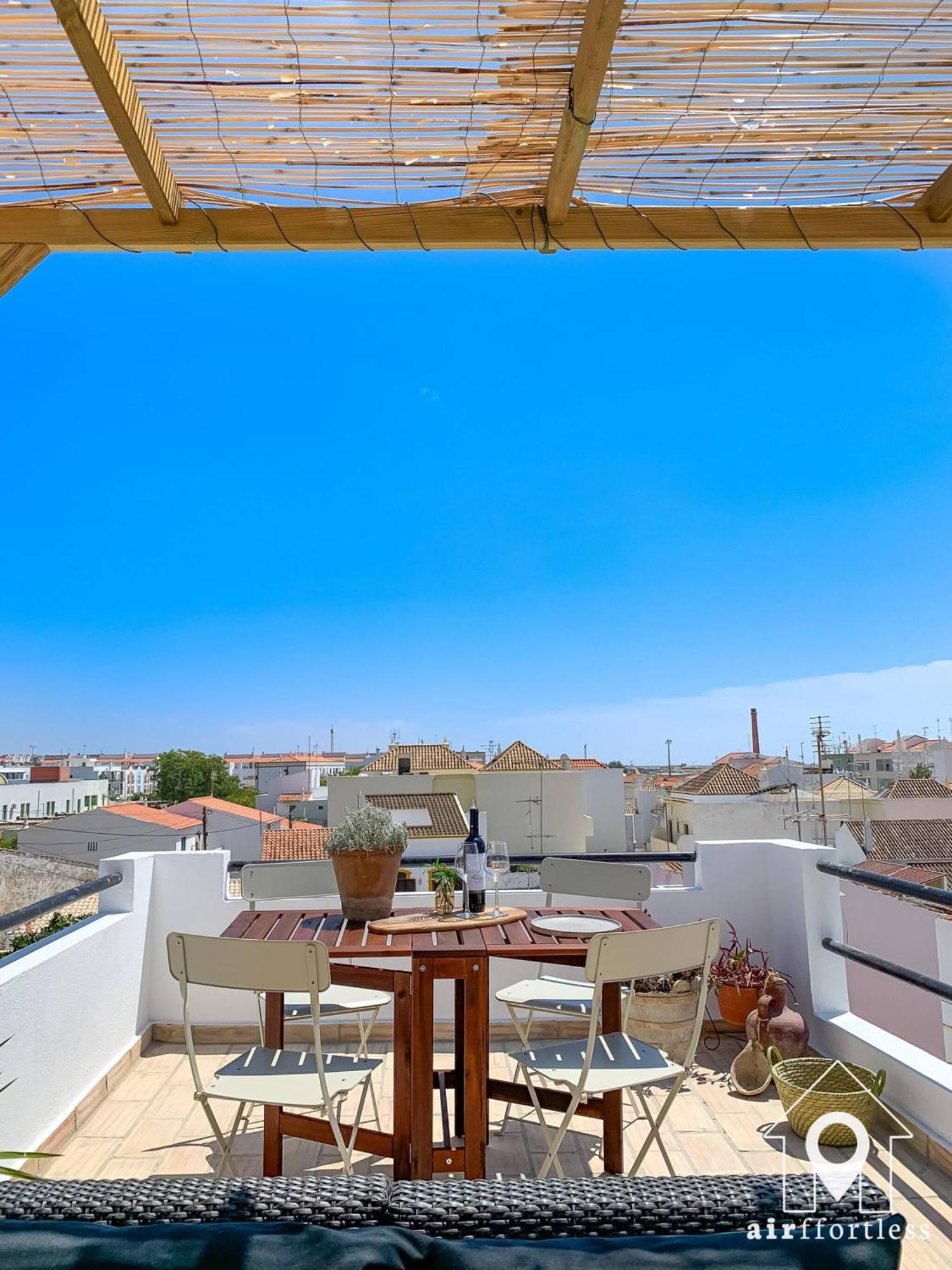 Casa Castelo, Unique Flat W Pool In Taviras Historical Centre Apartment Luaran gambar